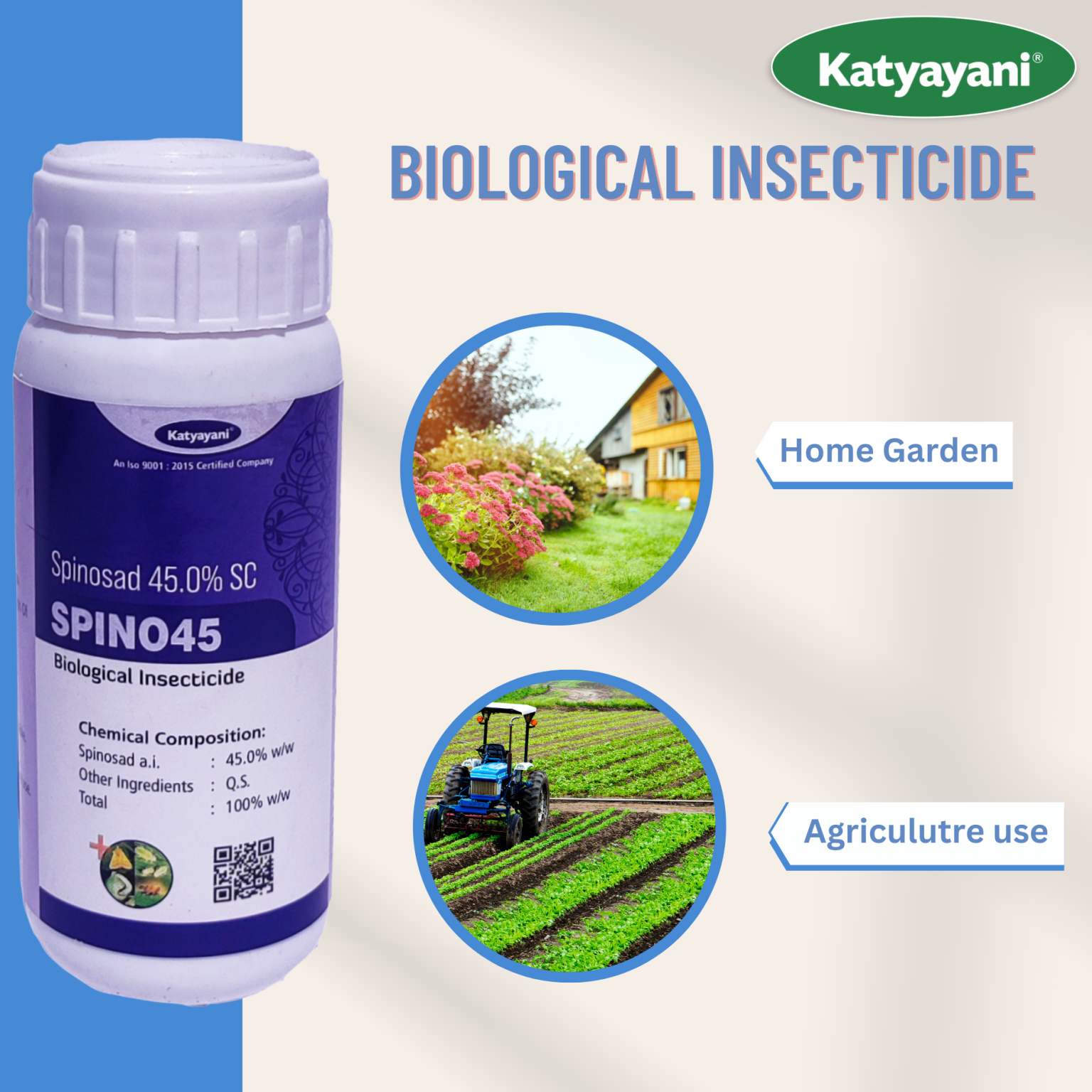 Katyayani Spinosad 45 % sc - SPINO45 - Katyayani Organics
