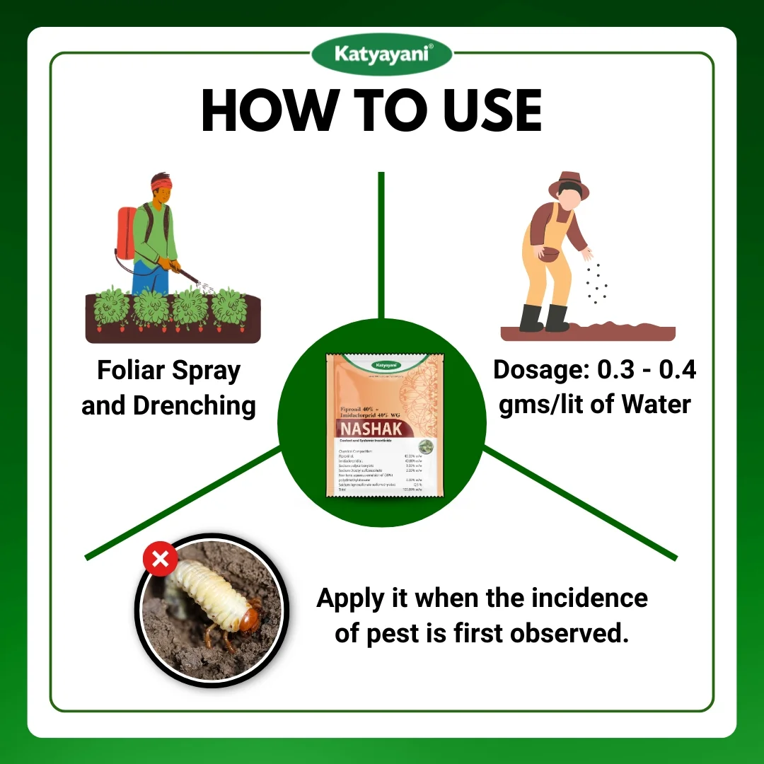 Katyayani Nashak | Fipronil 40% + Imidacloprid 40% WG | Pesticide - Image 5