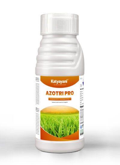 Katyayani Azotri Pro – Azoxystrobin 16.7% + Tricyclazole 33.3% SC | Chemical Fungicide