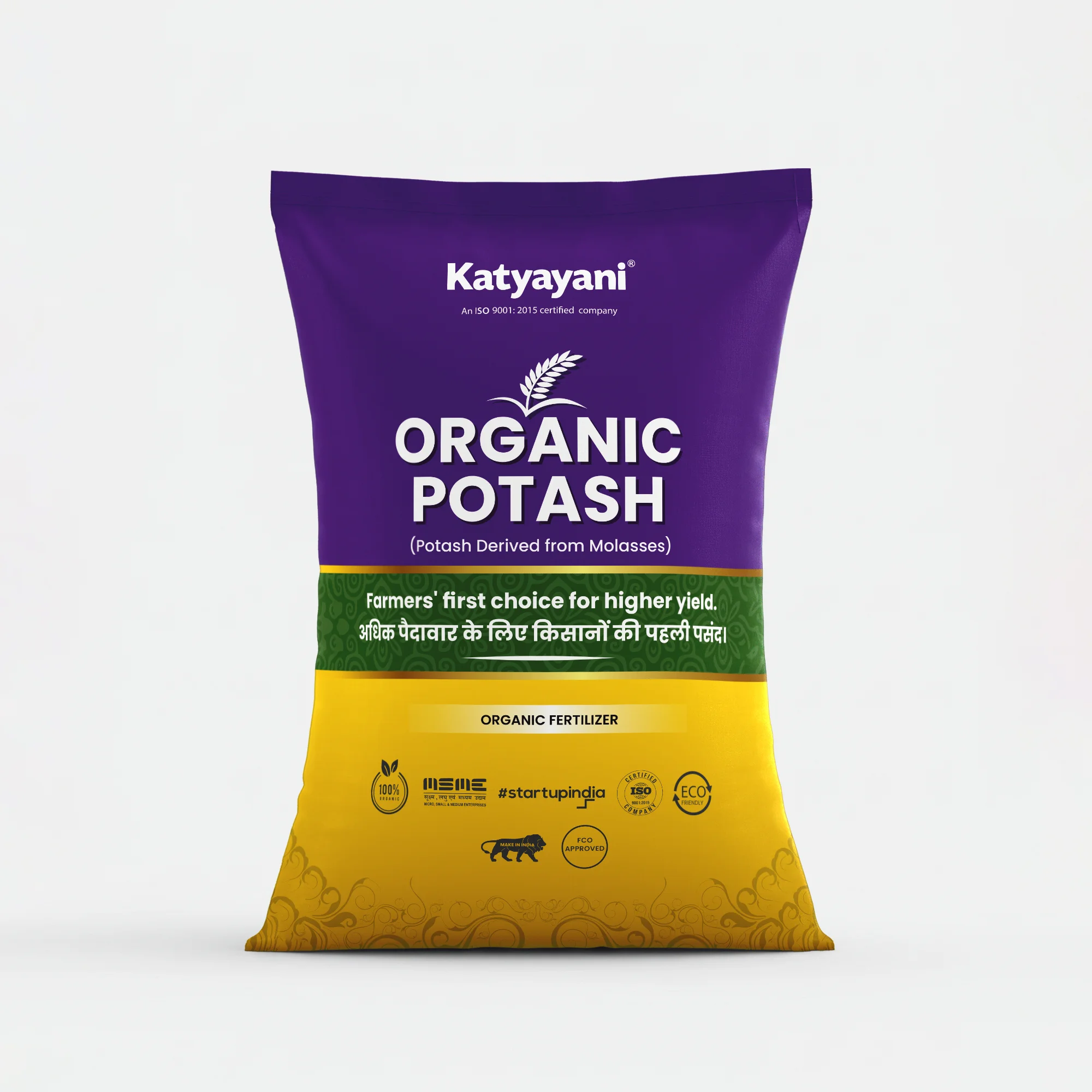 Organic potash fertilizer