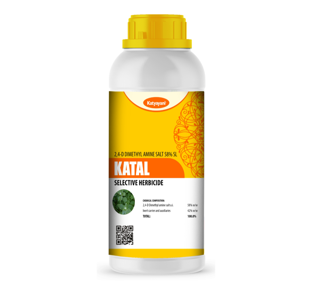 Katyayani Katal 2 4 D Dimethyl Amine Salt 58 SL Katyayani Organics katyayani-katal-2-4-d-dimethyl-amine-salt-58-sl-katyayani-organics