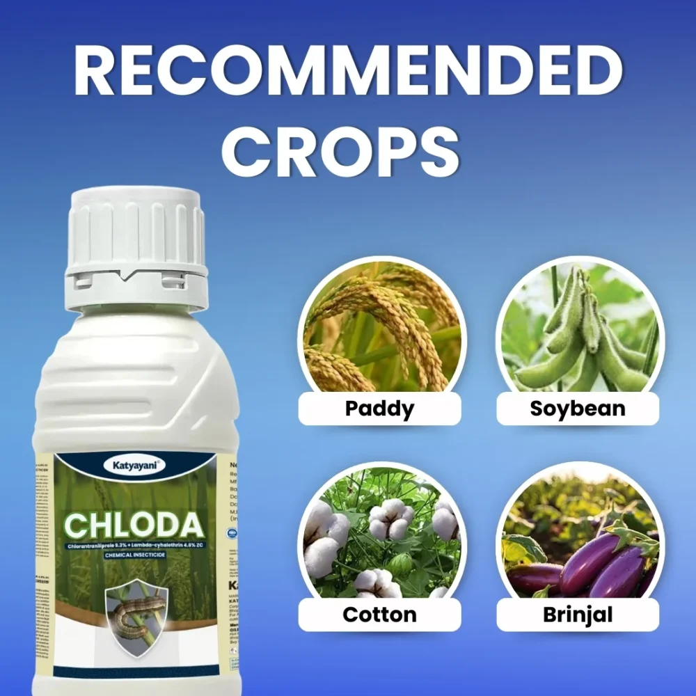 Katyayani Chloda | Chlorantraniliprole 9.3% +  Lambda Cyhalothrin 4.6% ZC | Chemical Insecticide - Image 4