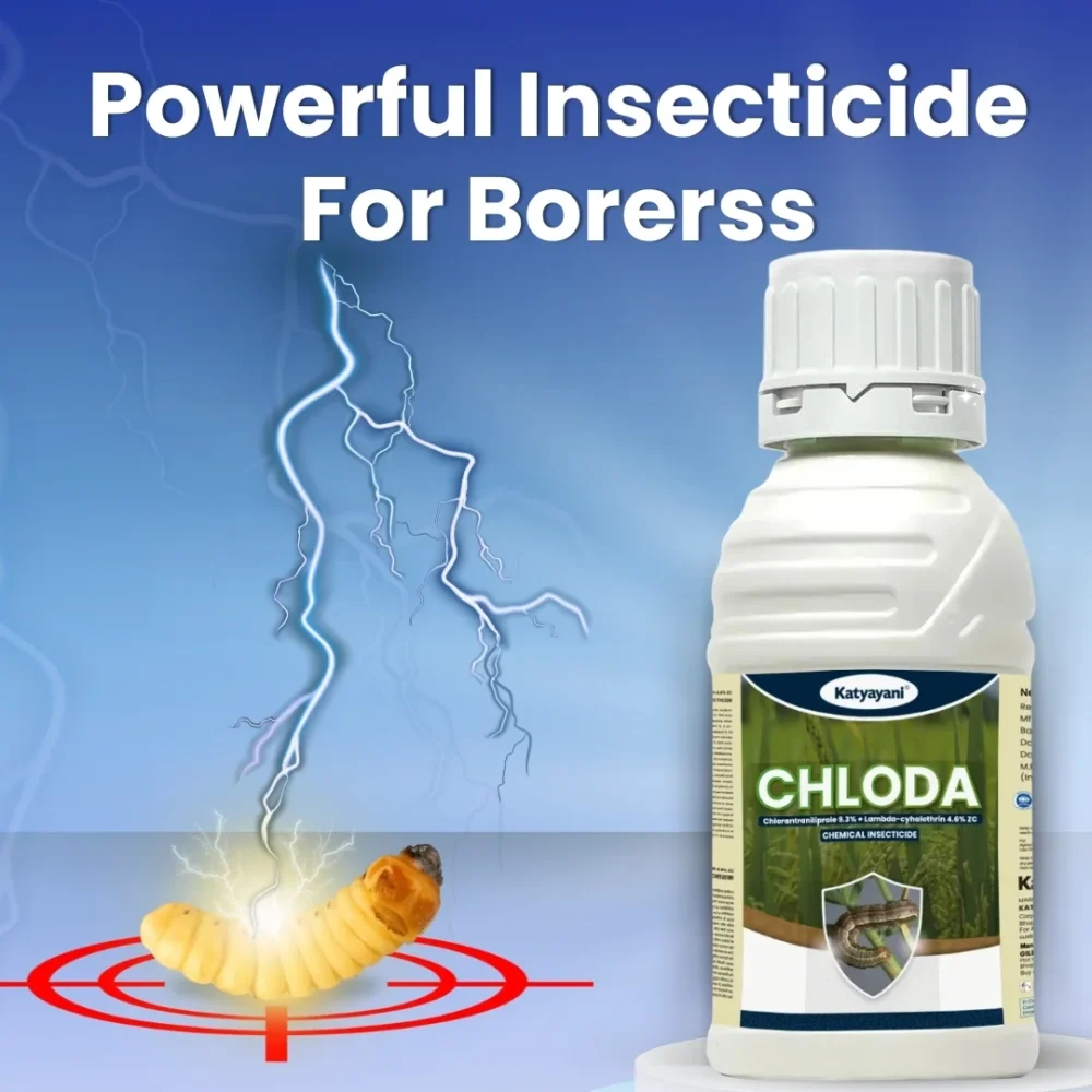 Katyayani Chloda | Chlorantraniliprole 9.3% +  Lambda Cyhalothrin 4.6% ZC | Chemical Insecticide - Image 2