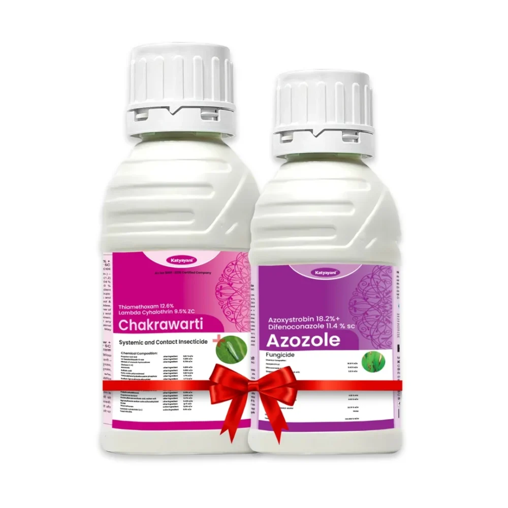 Katyayani Mango post flowering protection Combo (Chakrawarti - 100 ml + Azozole - 200 ml) - Image 2