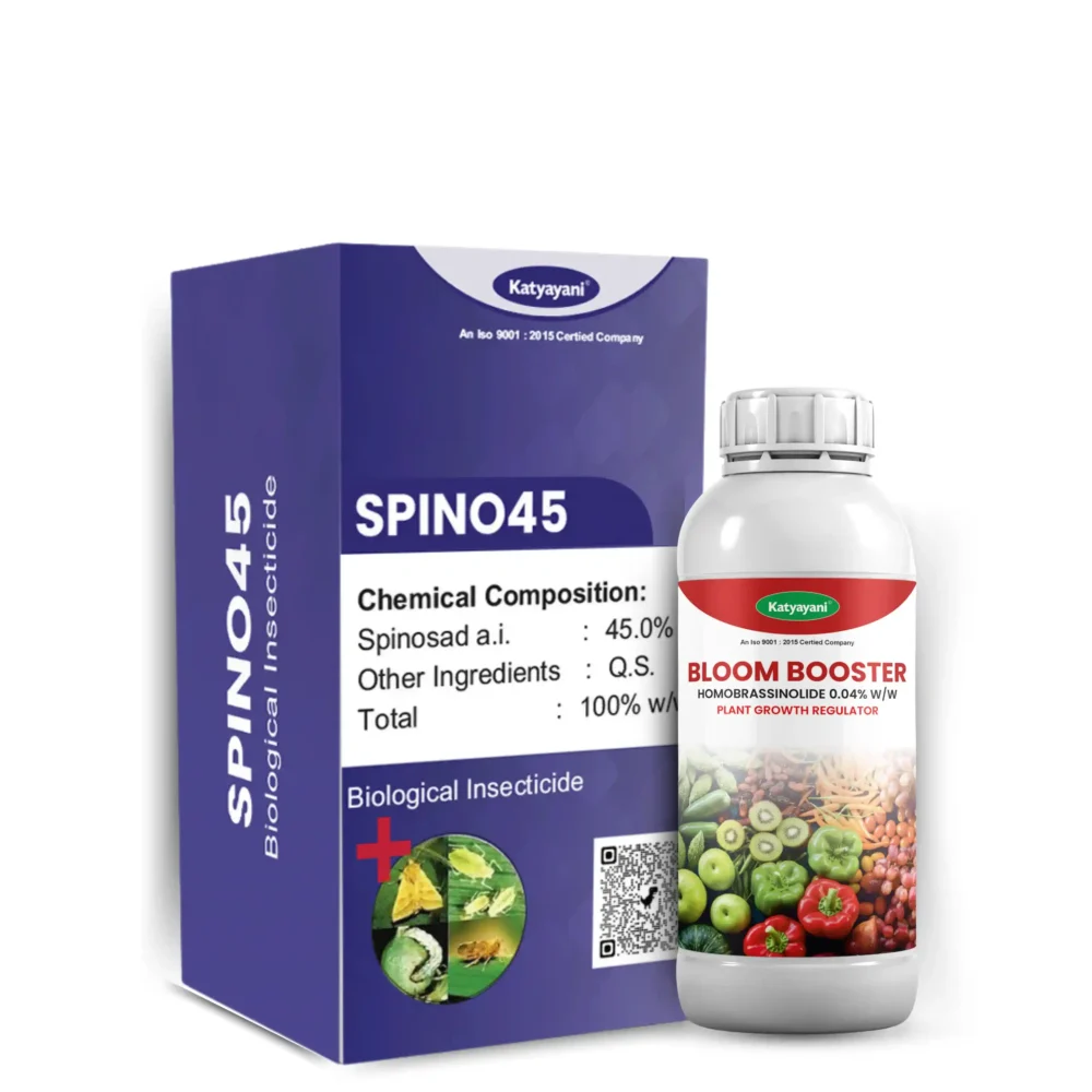 Katyayani Spino 45 + Bloom Booster Combo – Complete Pest Protection & Flowering Enhancement