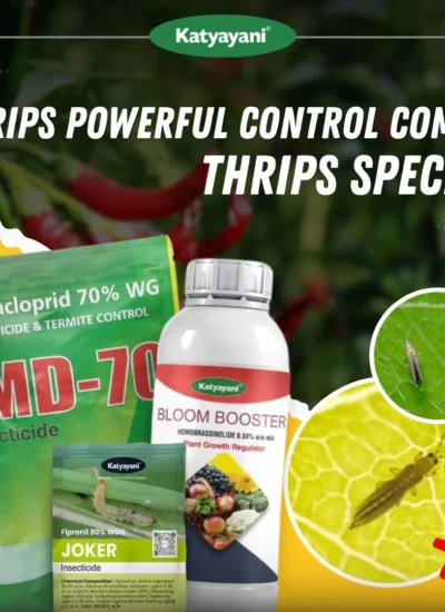 Katyayani Thrips Powerful Control Combo (IMD-70 (30 GM) + Joker 40 GM + Bloom Booster 100 ML)