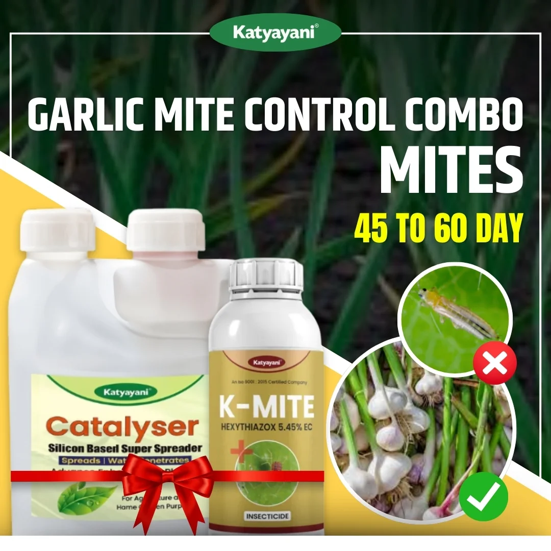 Katyayani Garlic Mite Control Combo (45-60 Days) - Mite Treatment