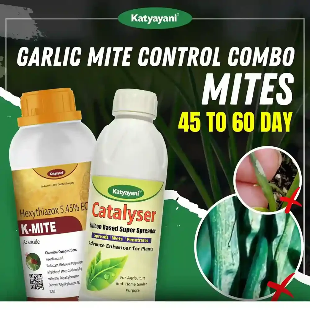 Katyayani Garlic Mite Control Combo (45-60 Days) - Mite Treatment