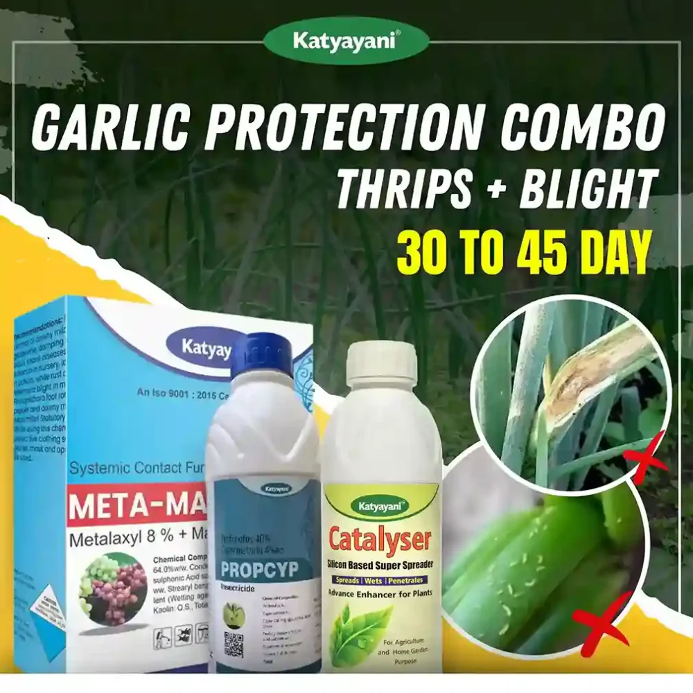 Katyayani Garlic Protection Combo (30-45 Days) - pest and disease management